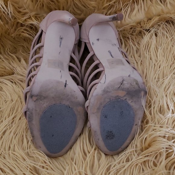 Sexy Nude Nine West Heels Size 9 - Picture 8 of 8